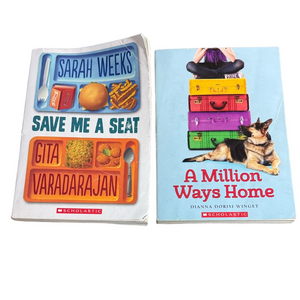 **Bundle** Scholastic Books Save Me a Seat & A Million Ways Home